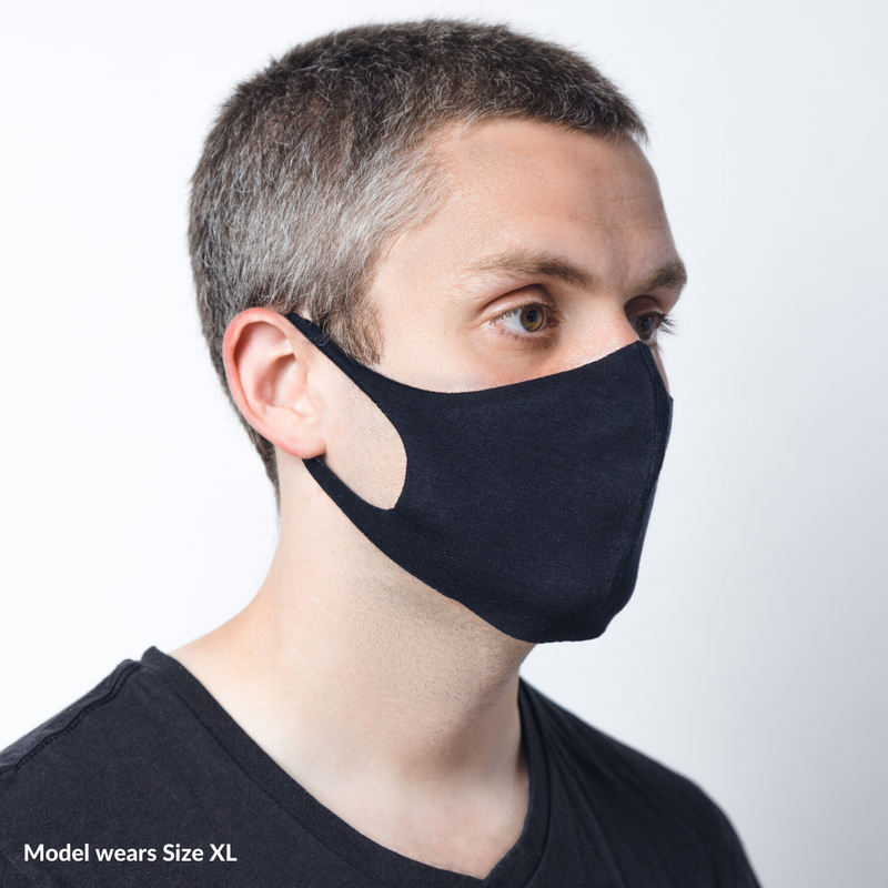 Man wearing The Mary™ Fire-Resistant Face Mask