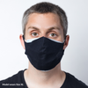 Man wearing a dark navy Fire-Resistant Face Mask