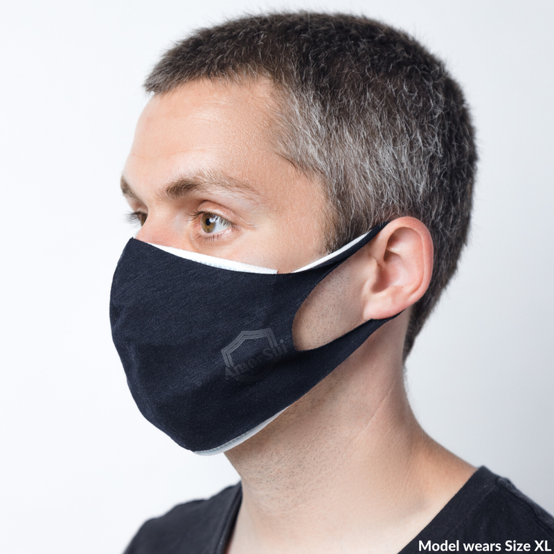 Side view of The Mary™ Fire-Resistant Face Mask